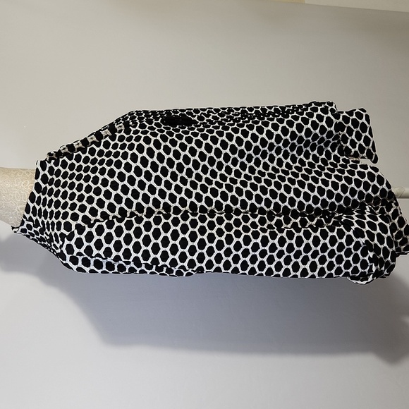 Joseph Ribkoff Black White Geometric Asymmetric Textured Jacket Women’s Size 8 - Picture 8 of 16